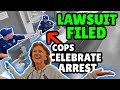 INSANE Arrest - HUGE Lawsuit - CCTV of Holding Cell