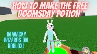 How to make the DOOMSDAY Potion in Wacky Wizards on Roblox