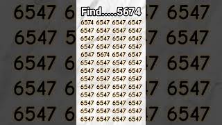 #logically pin point the stray #6547 in 5 second #shorts #YouTubeshorts #fyp #fyp viral #challenge
