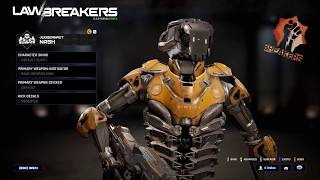 LawBreakers - All Classes Overview & Test Play Profile