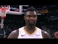 Zion Williamson Walkoff Interview after Win vs. Spurs 1/25/2026