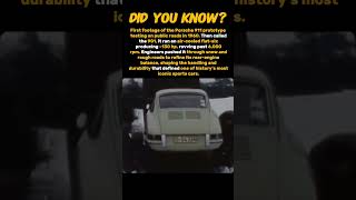 Footage of the first Porsche 911 prototype #history #formula1 #f1 #shorts