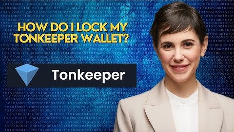 How do I lock my Tonkeeper wallet?