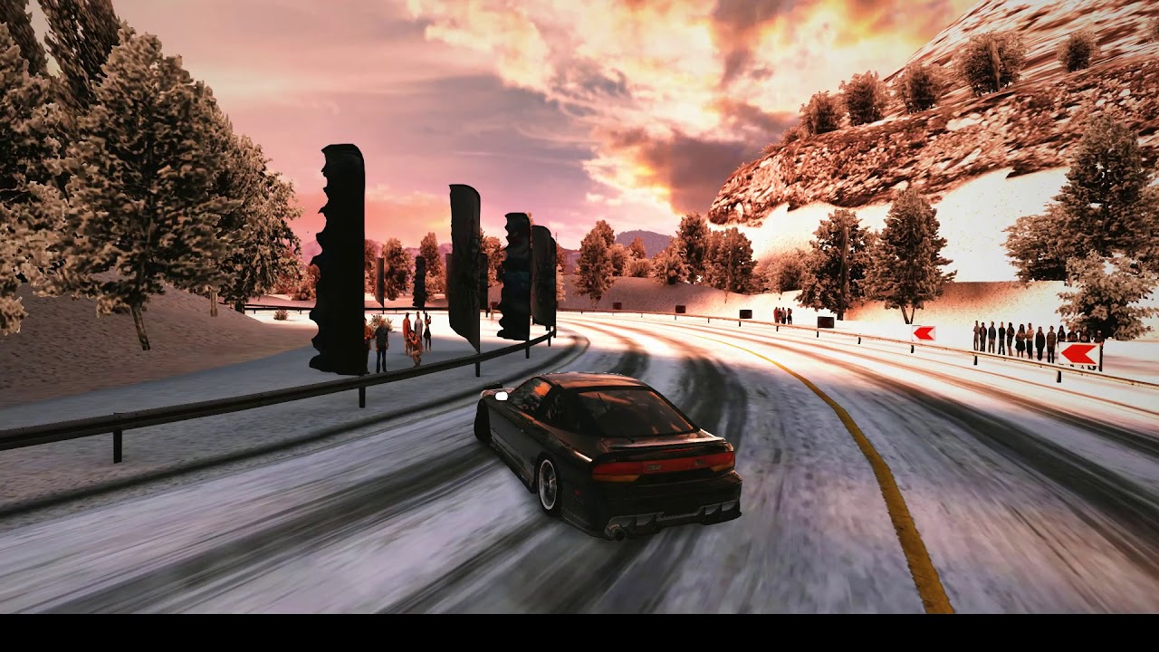 CarX Snowy Kami Road makes a return! With new 180sx Sound! YouTube