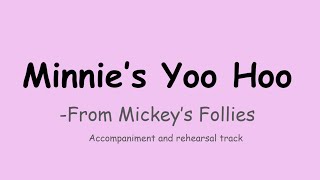 Minnie's Yoo Hoo (Mickey's Follies) - Piano accompaniment and Rehearsal track Resimi