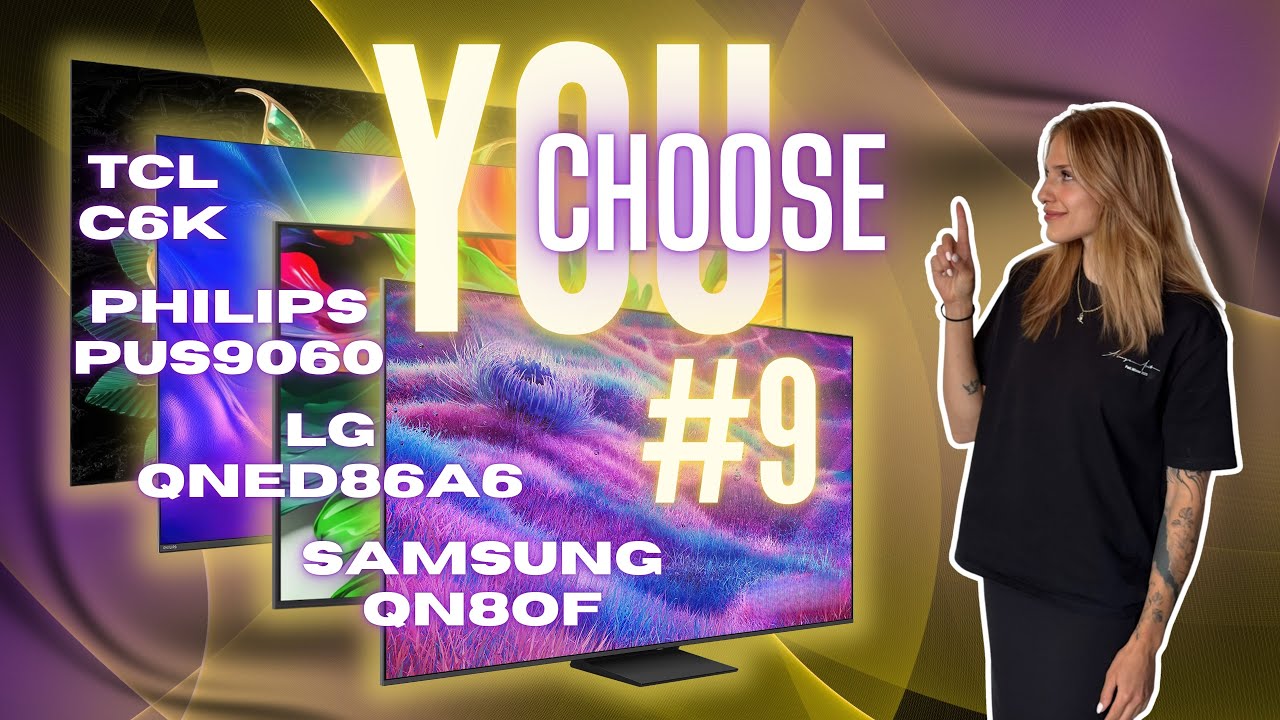 Сравнение телевизоров среднего класса: Samsung QN80F против TCL C6K / QM6K против Philips PUS9060...