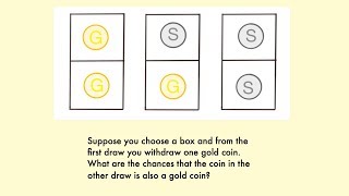 Bertrand's Box Paradox