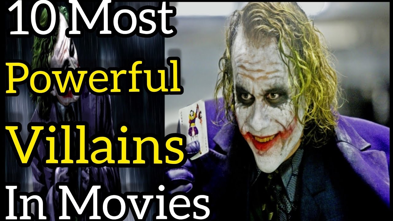 Top 10 most evil movie villains of all time | Best villains - YouTube