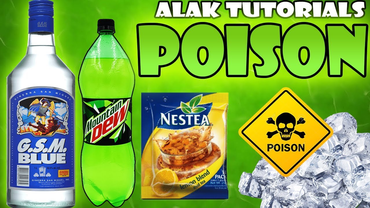 POISON "GSM BLUE" Mountain Dew + Nestea MIX! Pinoy Cocktail Alak