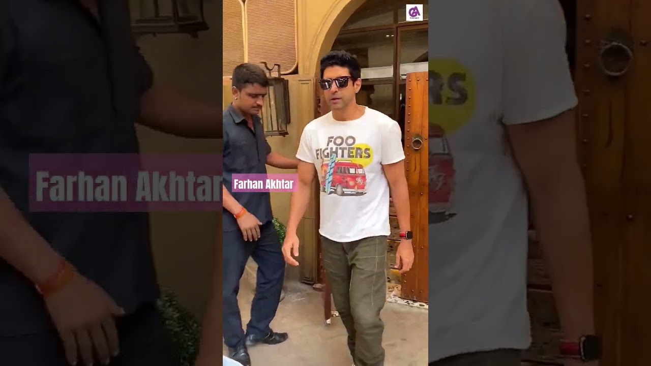 Farhan Akhtar Spotted | Mumbai | Globalage Entertainment