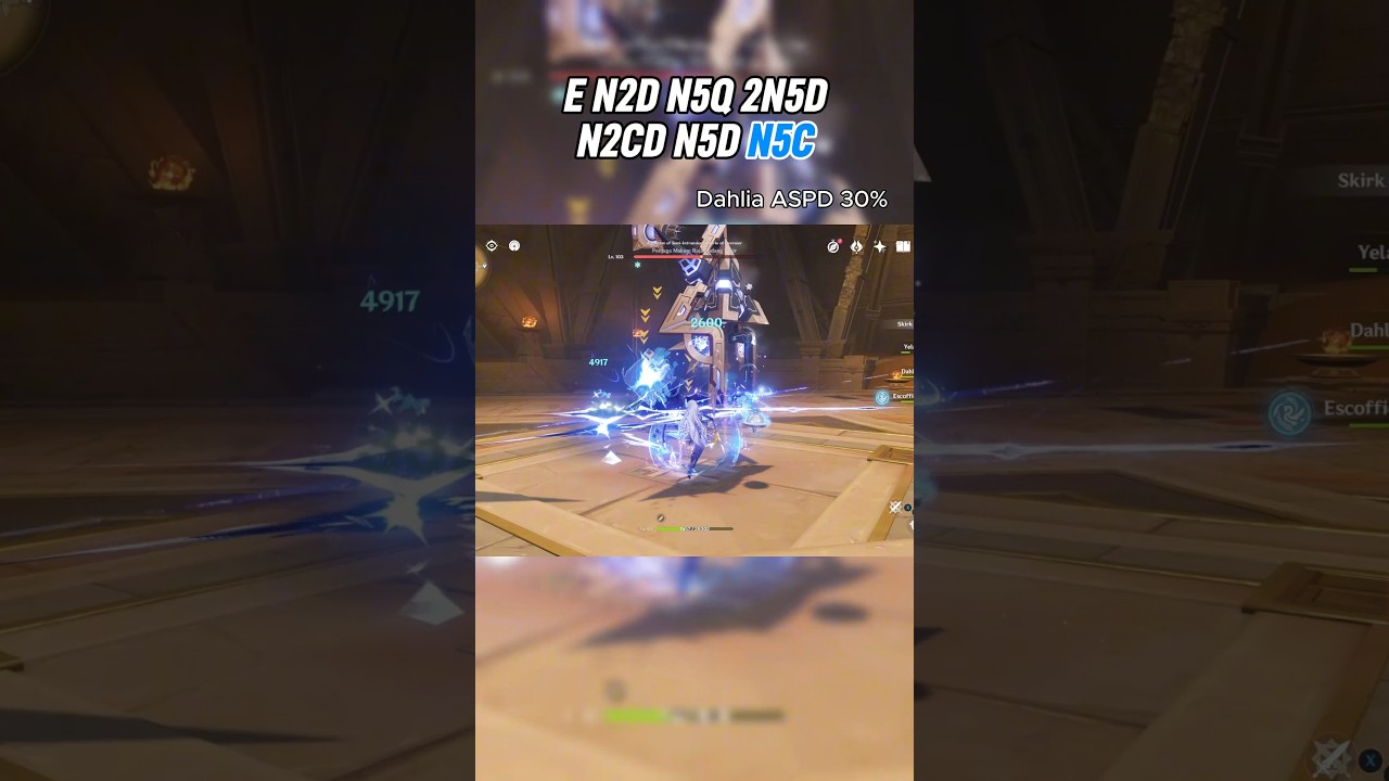 Skirk Dahlia C6 Best Combo (HARD) 