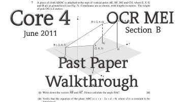 OCR MEI C4 Past Paper Walkthrough (Section B)(June 2011)