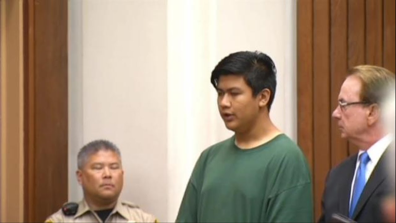 Teenage boys accused of murder make first court appearance - YouTube