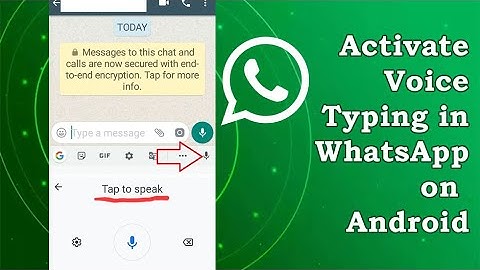 How to Activate Voice Typing in WhatsApp on Android FAST & EASY! | Android Data Recovery