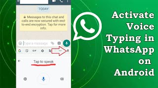 How to Activate Voice Typing in WhatsApp on Android FAST & EASY! | Android Data Recovery screenshot 5