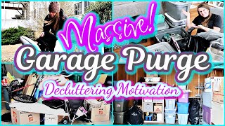 NEW *2023* MASSIVE GARAGE & STORAGE BUILDING DECLUTTER  | 20 YEARS OF HOARDING | THROWING IT OUT!