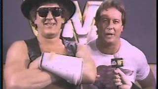 Roddy Piper and Bob Orton Promo on Paul Orndorff (05-04-1985)