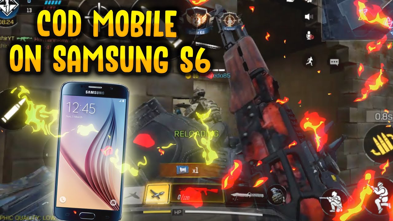 Call Of Duty Mobile | Samsung S6 (Non Edge) | Last mobile game video on  this channel! - 