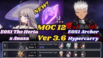 E0S1 The Herta x Anaxa Team & E0S1 Archer Hypercarry | NEW MOC 12 | 3 Stars | Honkai Star Rail 3.6