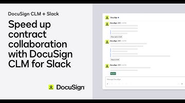 DocuSign CLM for Slack