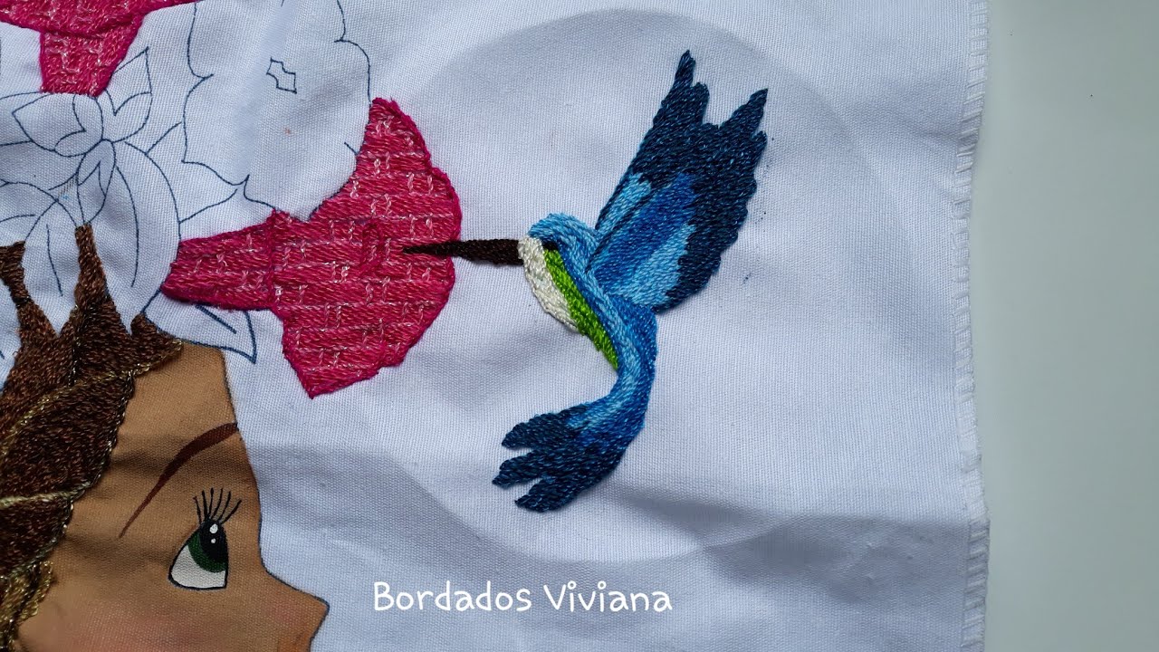 Bordado fantasia COLIBRÍ