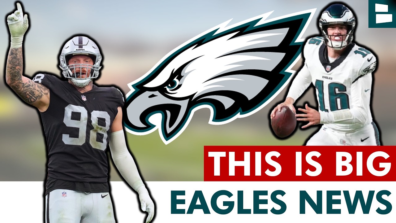 🚨JUST IN: NEW Maxx Crosby Trade UPDATE! Major Eagles Trade Rumors + Tanner McKee to Jets?