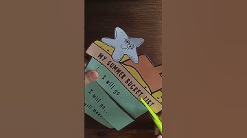 Summer Bucket List Craft summer bucket list template End of the Year #shorts