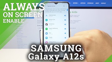 How to Enable Always On Display on SAMSUNG Galaxy A12s – Customize AOD via Muviz Edge App