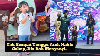 Gelagat Comel Adik Arfa Berduet Bersama Roslan Madun Lagu Lemak Manis,  Buat Ramai Terhibur