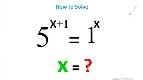 Solving an Exponential Equation with Different Bases ||🤔😎