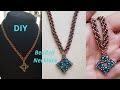 DIY Diamond in the sea Beaded Necklace  How to make / Collana / Collar / Beading Tutorial / #173