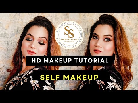 HD Indian Party Makeup Tutorial Step by Step - YouTube