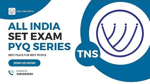 ALL INDIA SET EXAM PYQ TEST SERIES