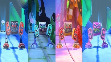 All Mini Robot Boss - Crash Bandicoot On the Run