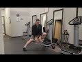 Vibration Plate Lateral Lunge with Biceps Curl