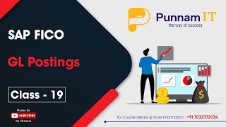 SAP FICO GL Posting - Class 19