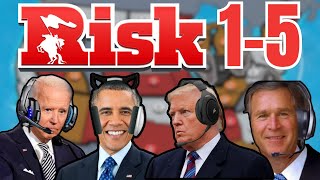 US Presidents Play Risk: Global Domination (Parts 1-5)