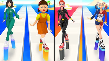 Forward vs Reverse Gaming in Dancing Race | New Update | All Levels Gameplay