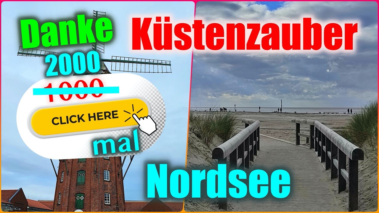 Nordsee-Roadtrip nach NORDEN | #nordsee  #roadtrip | 🚗 🌊 🏨 | #capcut #norddeich #ostfriesland