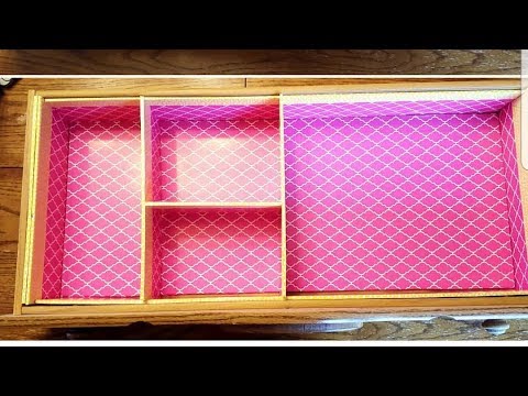 DIY Drawer Dividers/Organizers - YouTube