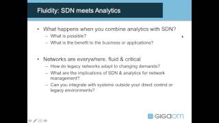 Real time infrastructure analytics meets SDN  the promise and challenges