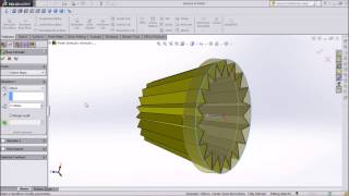 SolidWorks Tutorial Engine Air Filter Full HD