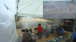 2012 Southern Ohio Machinegun shoot AC setup belt dump PIP M2HB Manchine gun