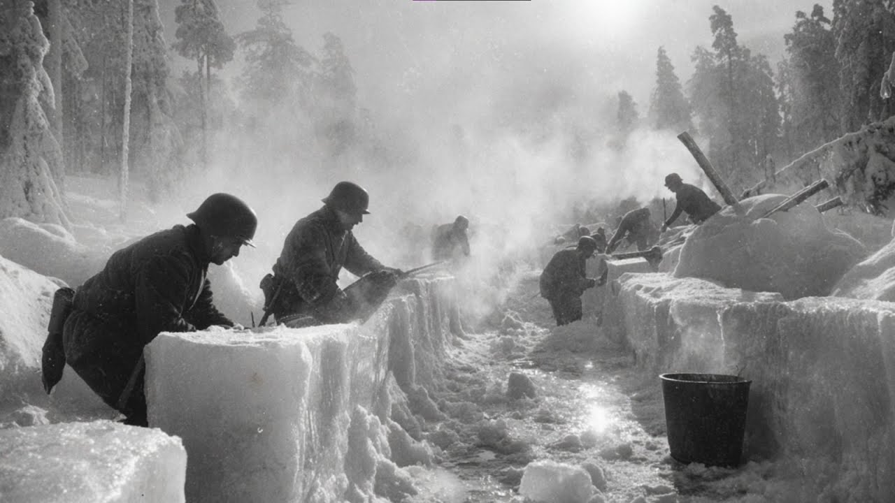 Stalin yllättyi kun suomalaiset rakensivat bunkkerin 24 tunnissa jäädytetystä maasta