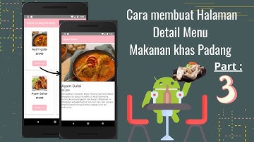 Cara membuat halaman detail menu makanan khas padang Part III