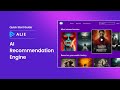 Alie Quick Start Guide: Elevate User Experience with AI-Powered Recommendations