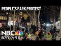 Protests continue as large walls surround People&#39;s Park in Berkeley