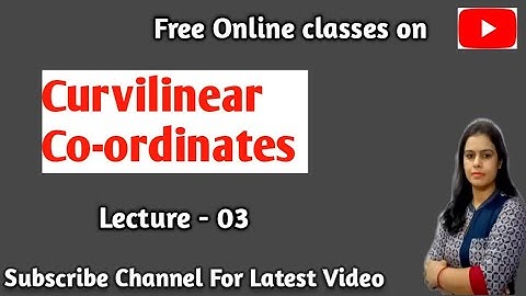 #Curvilinear #ba_bsc_maths Gradient,Divergence,Curl & Laplacian Operator in curvilinear Co-ordinates