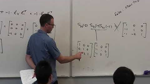 Applied Linear Algebra, Lesson 15, Video 6: Shears from different pivots dont mix well