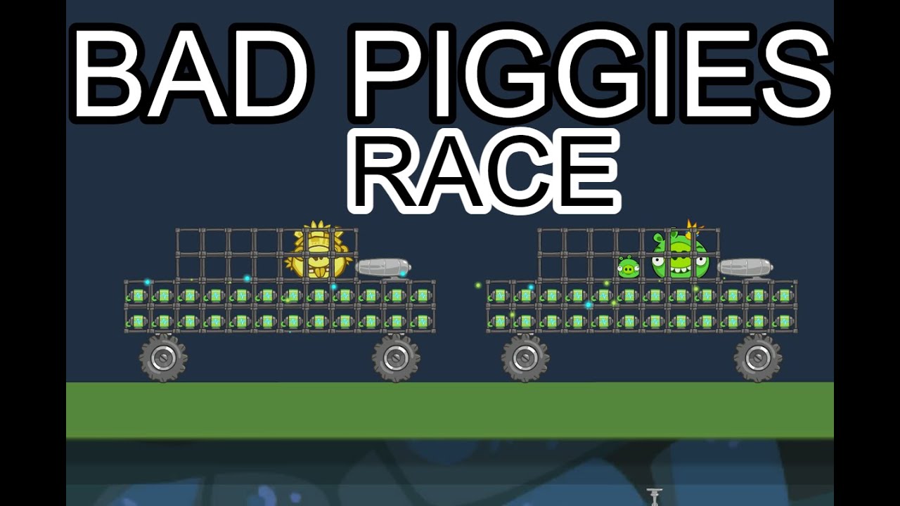 Bad Piggies Drag Race - YouTube